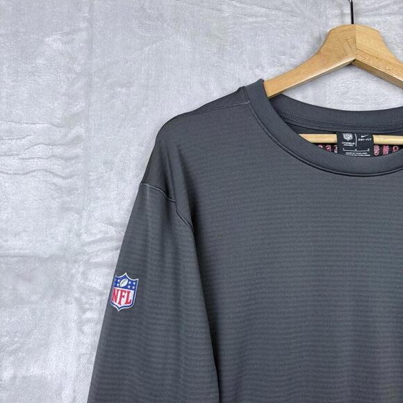 Nike NFL Tampa Bay Buccaneers Dri-FIT On Field Long Sleeve Shirt Black Men Large - Picture 3 of 10